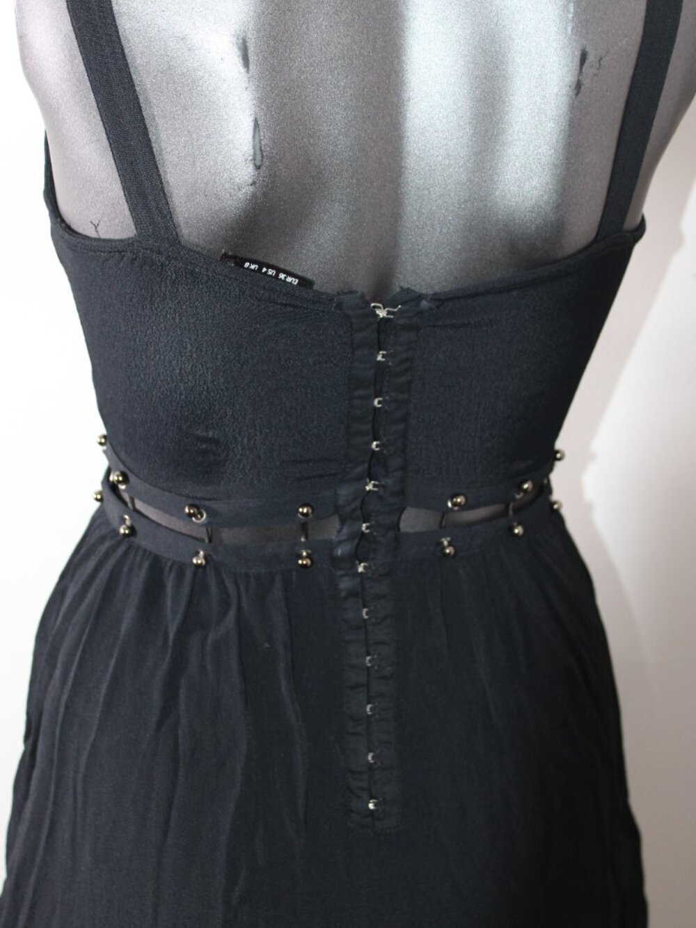 Topshop Semi Sheer Black Minidress - Picture 3 of 4